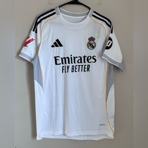 NWT Adidas Real Madrid #5 Jude Bellingham 25/26 Authentic Home Soccer Jersey Med